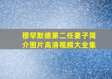 穆罕默德第二任妻子简介图片高清视频大全集