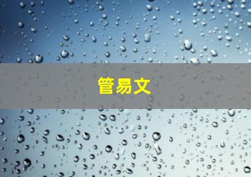 管易文