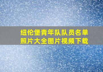 纽伦堡青年队队员名单照片大全图片视频下载