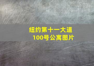 纽约第十一大道100号公寓图片