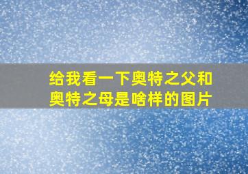 给我看一下奥特之父和奥特之母是啥样的图片