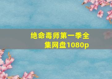 绝命毒师第一季全集网盘1080p