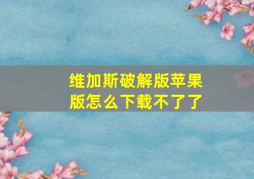 维加斯破解版苹果版怎么下载不了了