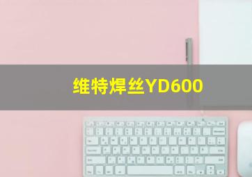 维特焊丝YD600