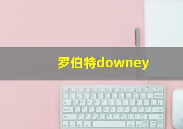 罗伯特downey