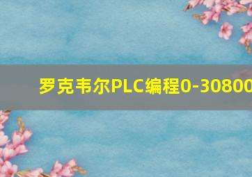 罗克韦尔PLC编程0-30800