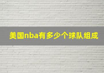 美国nba有多少个球队组成