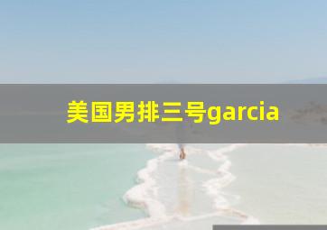 美国男排三号garcia