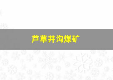 芦草井沟煤矿