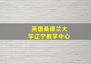 英国桑德兰大学辽宁教学中心