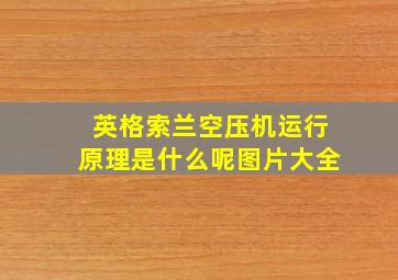 英格索兰空压机运行原理是什么呢图片大全