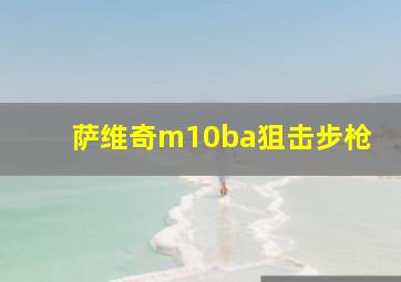 萨维奇m10ba狙击步枪