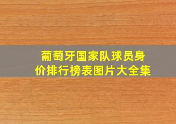 葡萄牙国家队球员身价排行榜表图片大全集