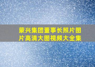 蒙兴集团董事长照片图片高清大图视频大全集