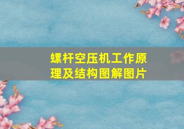 螺杆空压机工作原理及结构图解图片