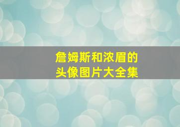 詹姆斯和浓眉的头像图片大全集