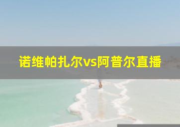 诺维帕扎尔vs阿普尔直播