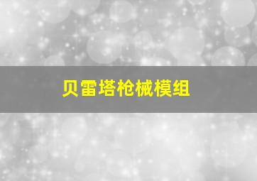 贝雷塔枪械模组