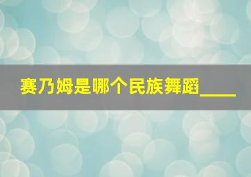 赛乃姆是哪个民族舞蹈____