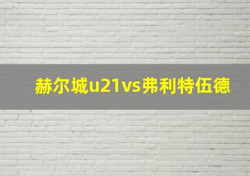 赫尔城u21vs弗利特伍德