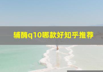 辅酶q10哪款好知乎推荐