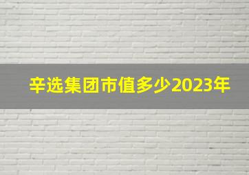 辛选集团市值多少2023年