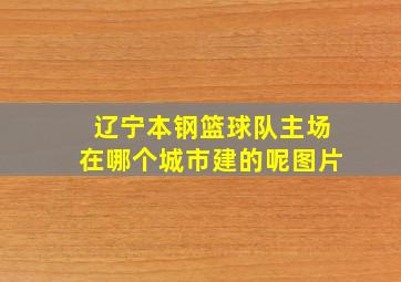 辽宁本钢篮球队主场在哪个城市建的呢图片