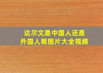 达尔文是中国人还是外国人呢图片大全视频