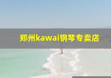 郑州kawai钢琴专卖店