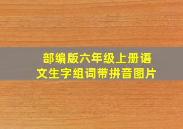 部编版六年级上册语文生字组词带拼音图片