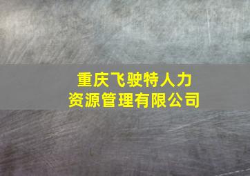 重庆飞驶特人力资源管理有限公司