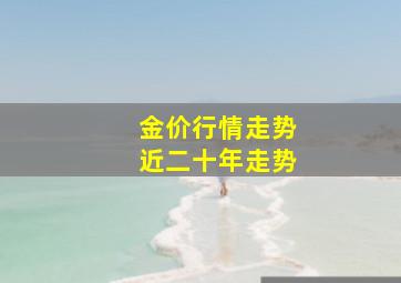 金价行情走势近二十年走势