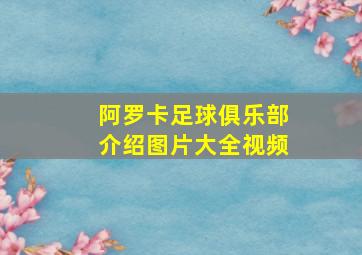 阿罗卡足球俱乐部介绍图片大全视频