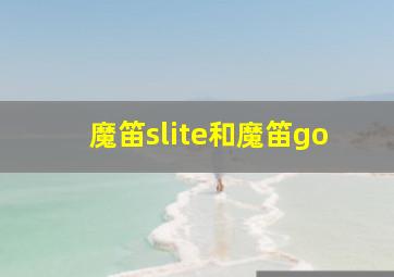 魔笛slite和魔笛go